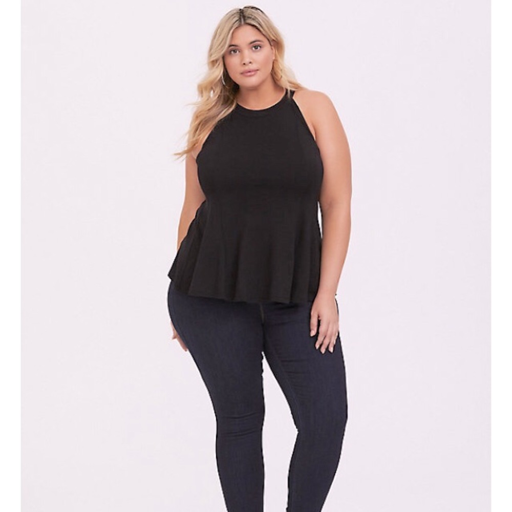 Fit and Flare Ponte Tank Top